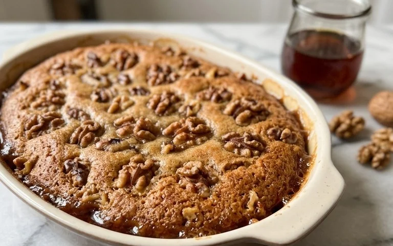 Maple Walnut Pudding Chômeur: Klasyk z Quebecu